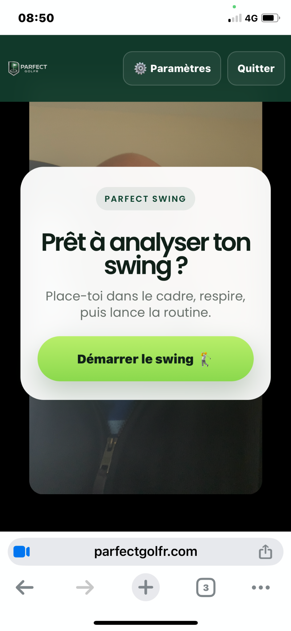 Écran Coach Swing